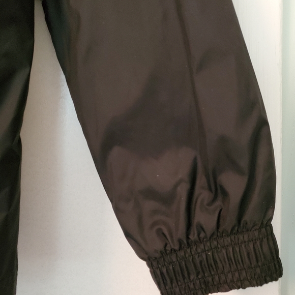 adidas Black Core 18 Rain Jacket With Hood Unisex Youth Medium - Picture 5 of 6